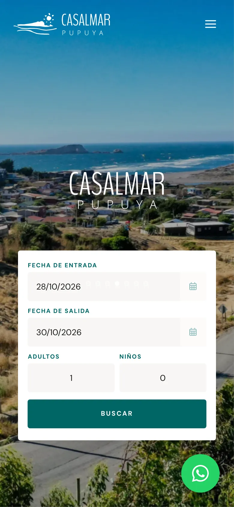 Portada de Casalmar Pupuya en el teléfono, versión 2026